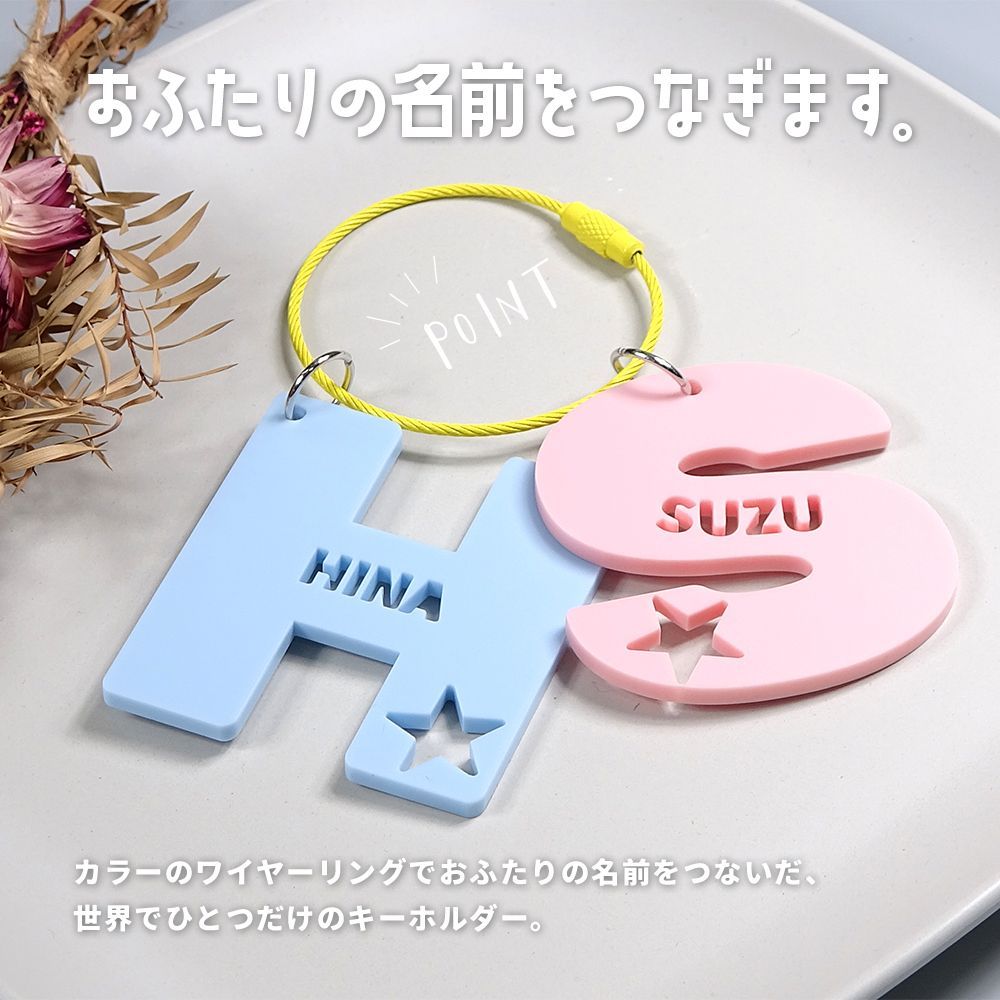 キーホルダー アクリル 名前キーホルダー 名入れ ギフト 出産祝い 入学