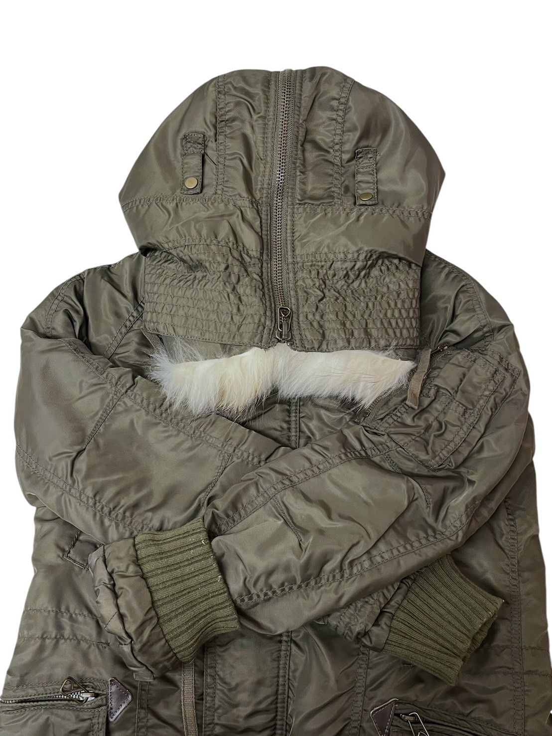 ゴア ライナー付きモッズコート ファーライナー付き ミリタリーモッズ
