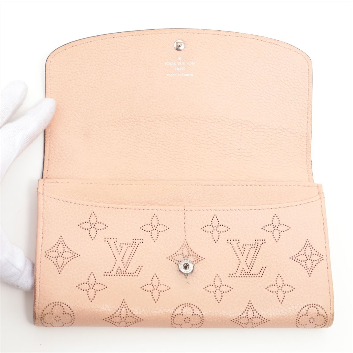 極美品 現行品 ルイヴィトン マヒナ ポルトフォイユ イリス M60145 
