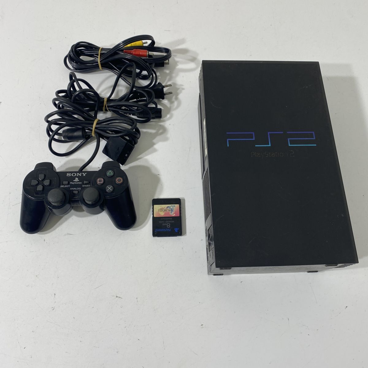 動作確認済み SONY PS2 本体 コントローラー ミッドナイト