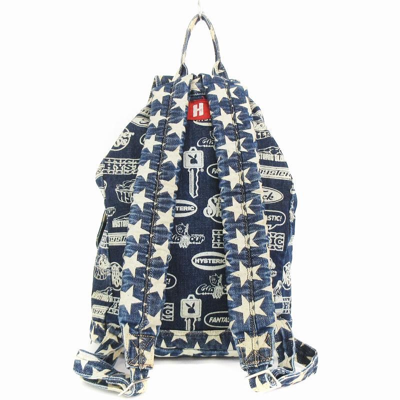 HYSTERIC GLAMOUR デニムリュック HYSTERIC GLAMOUR - ヒステリックグラマー デニム リュック