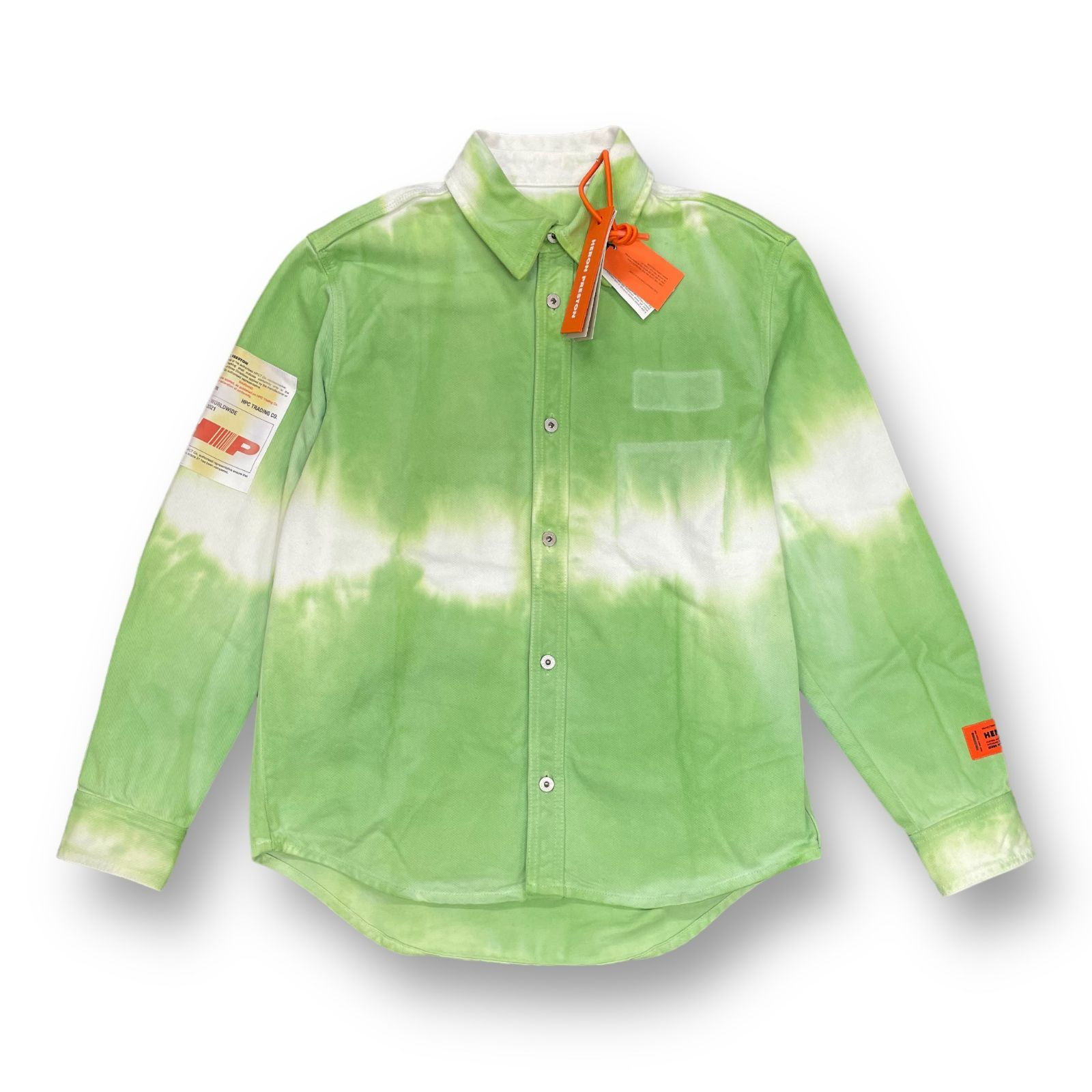 未使用品 HERON PRESTON 21AW タイダイ デニム シャツ ジャケット 