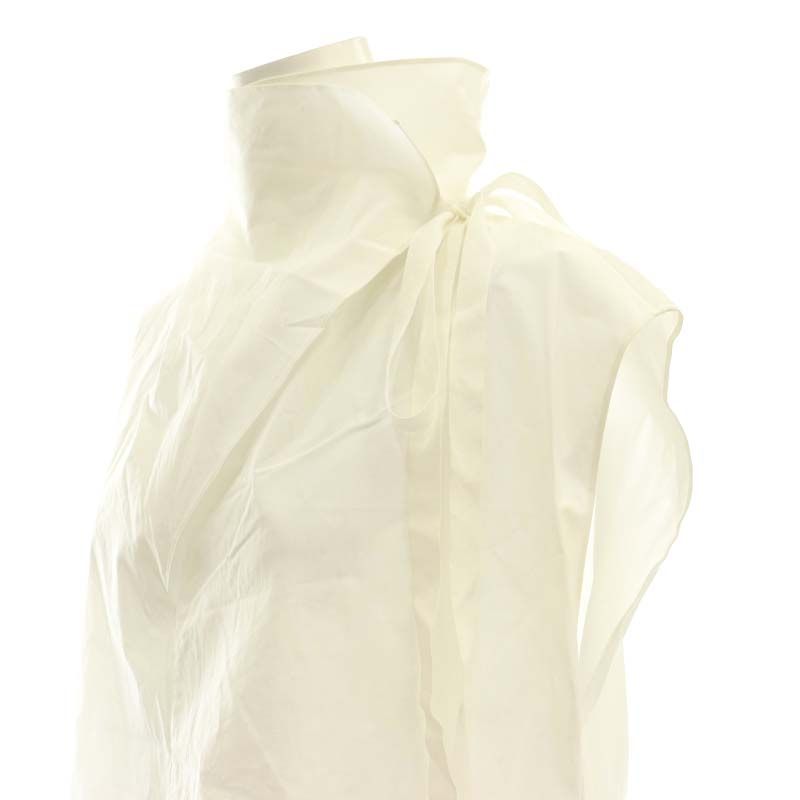 セオリー Theory CORE SHIRTING FUNNEL NECK TIE TO ブラウス 