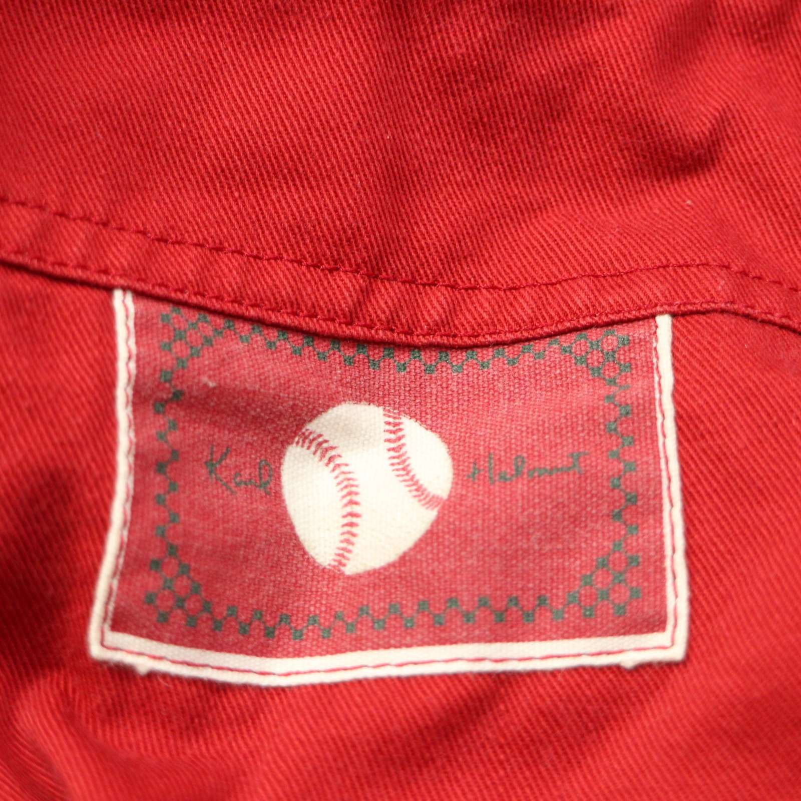 Karl Helmut カールヘルム 通年 ベースボール ロゴ刺繍&ワッペン 