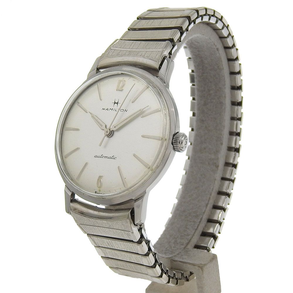 HAMILTON 自動巻き時計 シルバー文字盤 HAMILTON】ハミルトン ヴィンテージ ステンレススチール 自動巻き