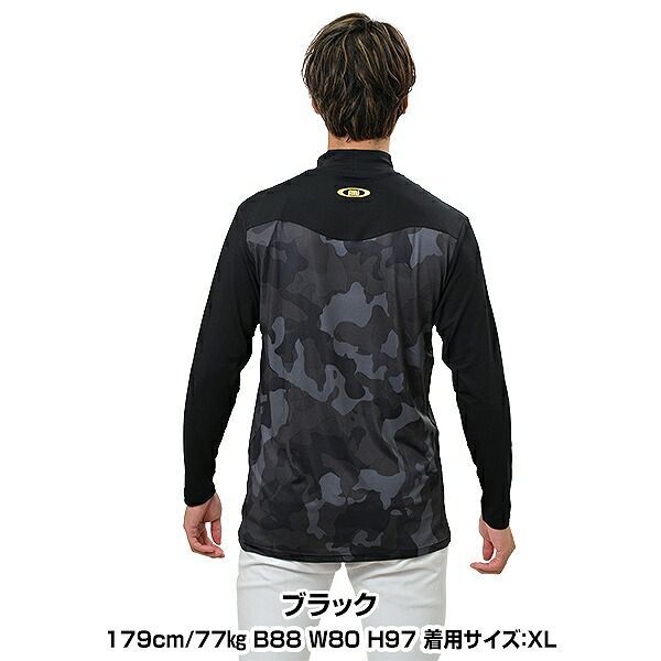新品未使用】種類2:ブラック/L 野球 アンダーシャツ 大人 長袖