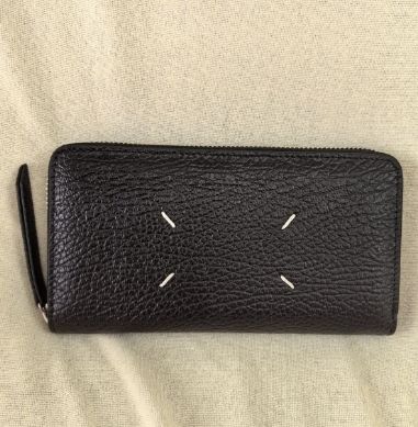 新品未使用 Maison Margiela 4ステッチ ブラックレザー長財布