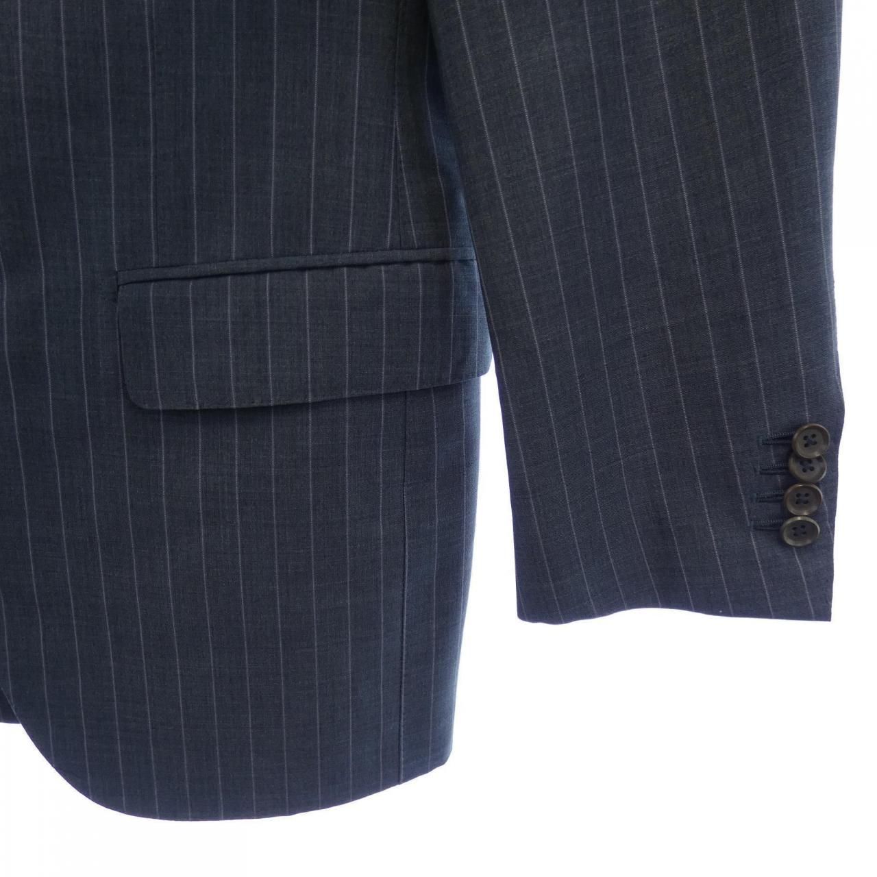 REDA ネイビー チェック柄 ダブルブレストスーツ REDA ネイビー