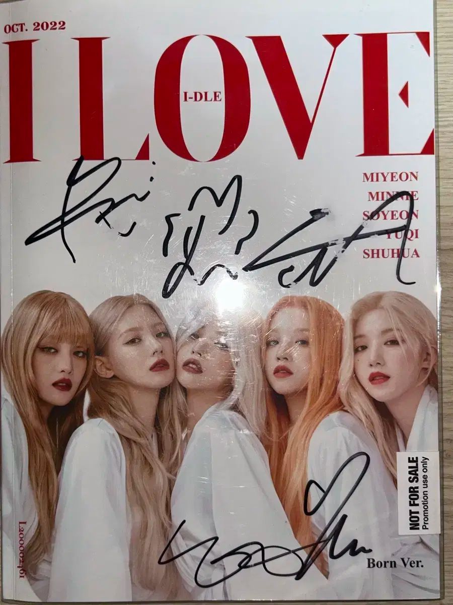 (G)I-DLE(アイドゥル) 星野 アイ LOVE i love サイン アルバム