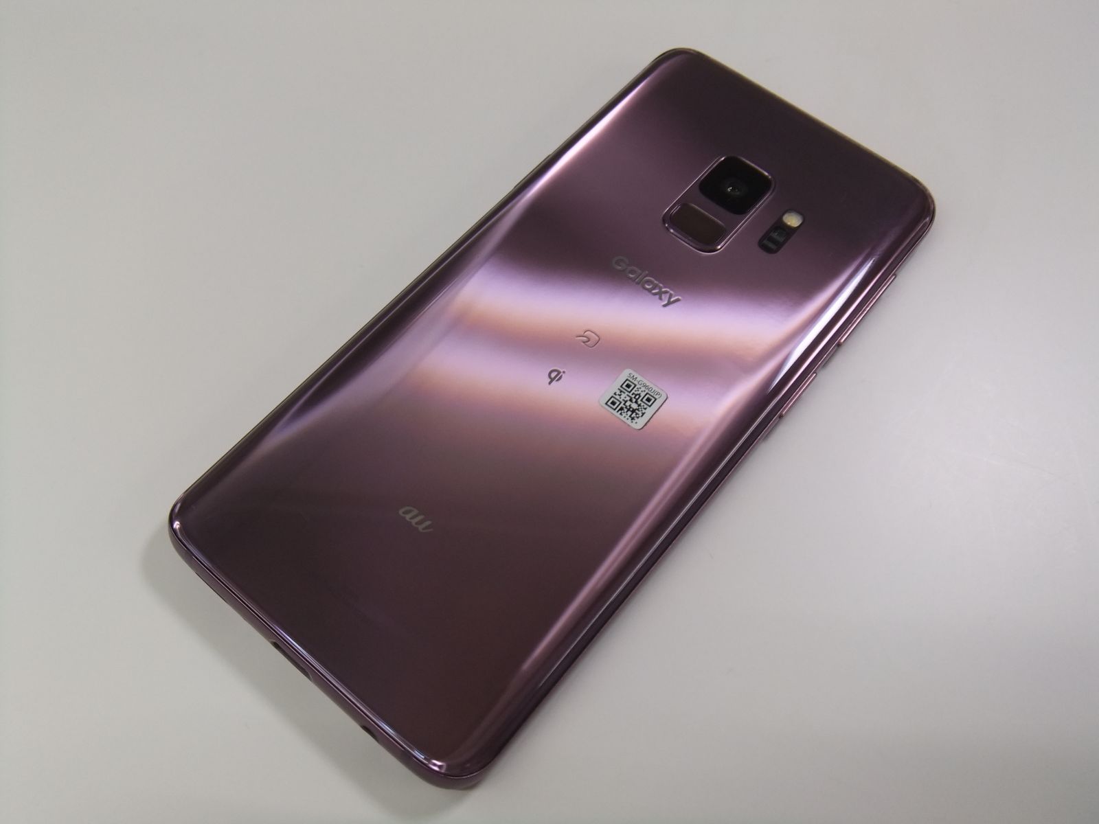 中古】 Galaxy S9 SCV38 ライラックパープル au SIMロック解除済