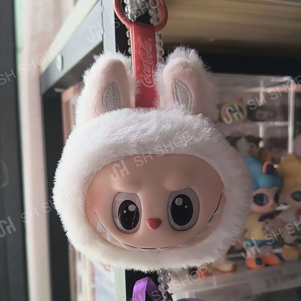 新品♡LABUBU キーホルダー ピンク - メルカリ