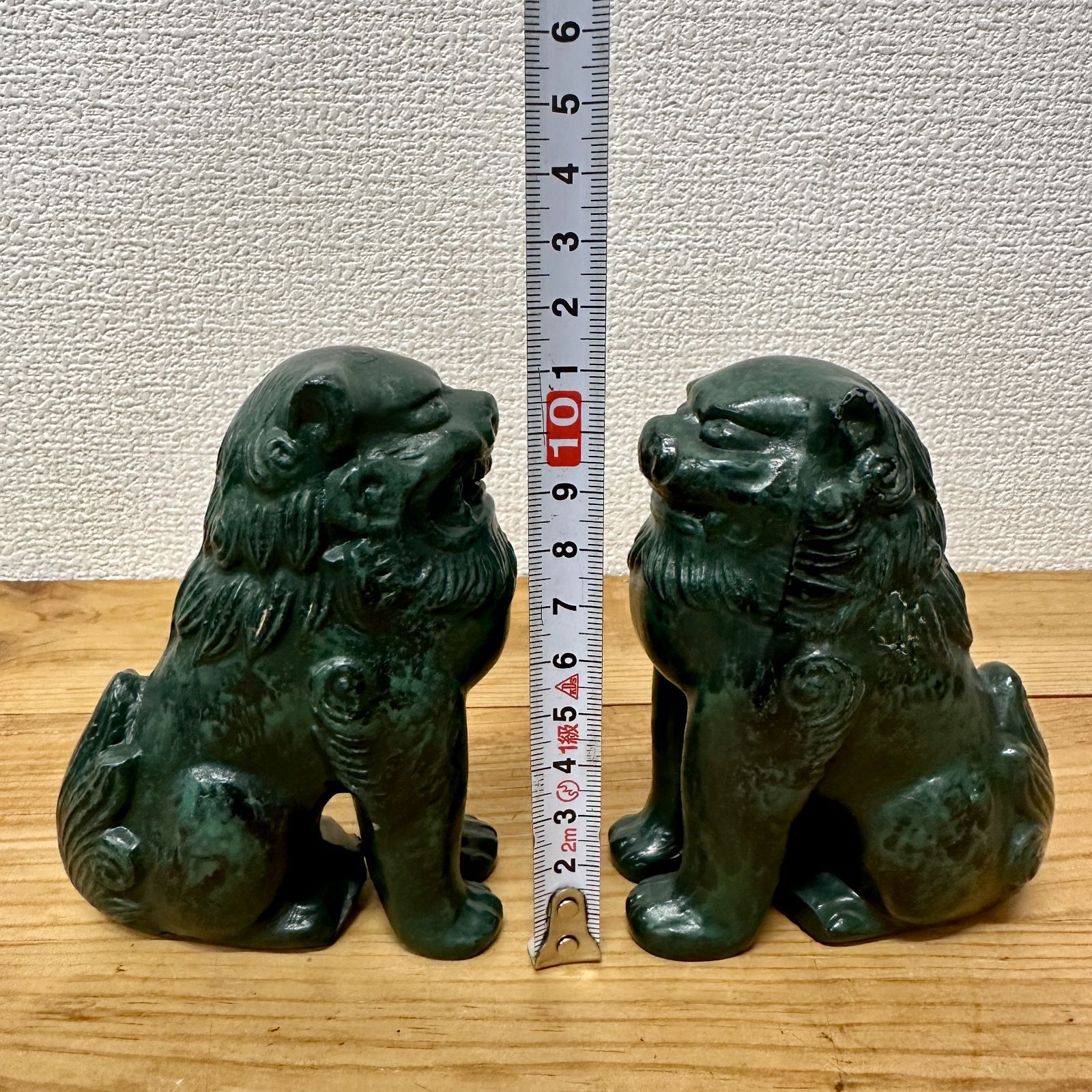 古い 土人形 狛犬 割れ欠け 古道具 アンティーク 獅子と狛犬 陶人形 古美術 古道具 アンティーク 獅子 狛犬