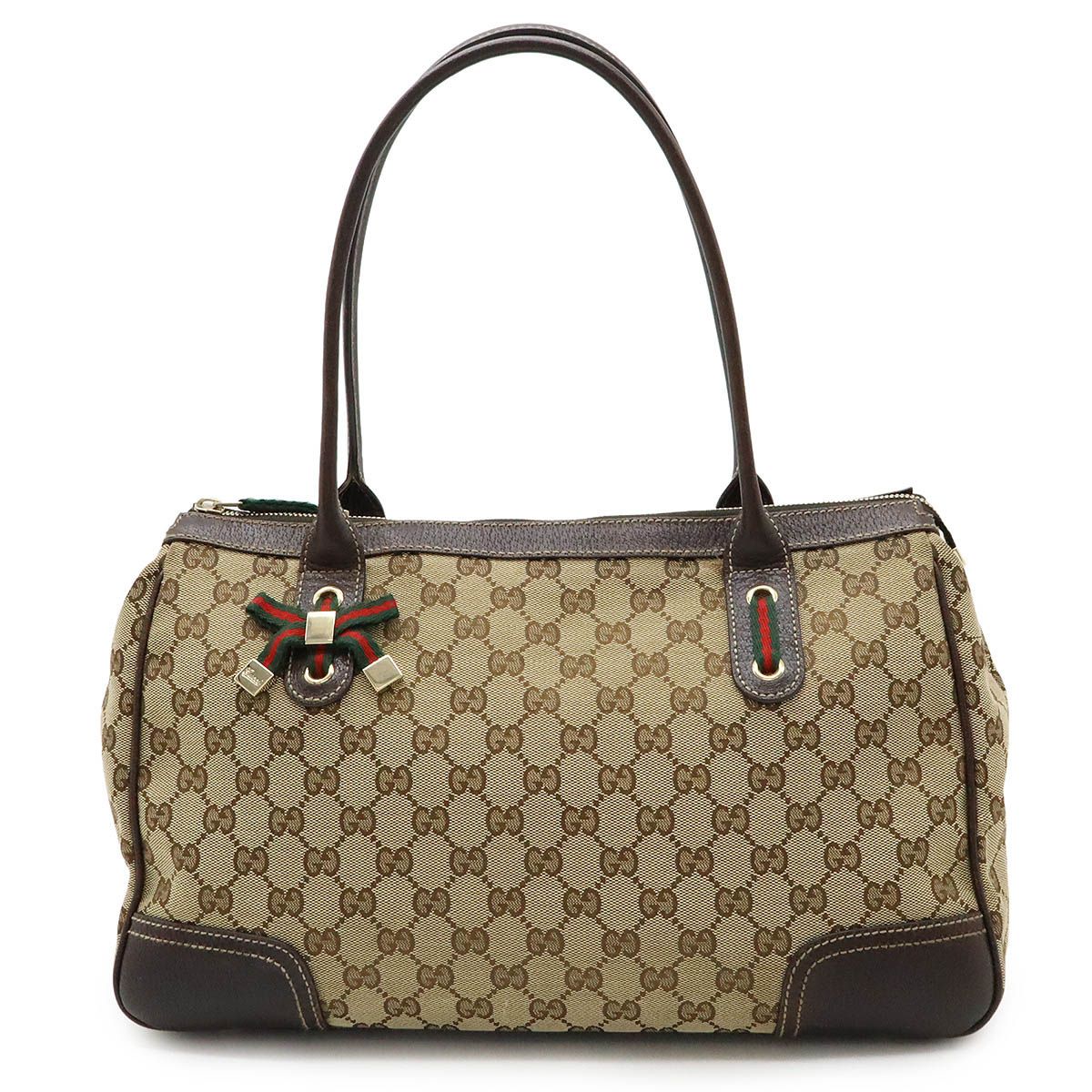 グッチ プリンシー GGキャンバス 2wayバッグ 美品】GUCCI グッチ 2way ハンドバッグ プリンシー GGキャンバス