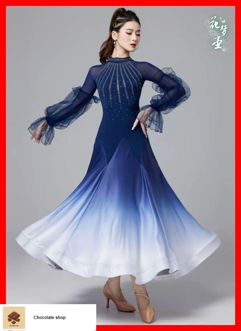 25年 全新♥ スタンダードドレスダンスパーティー 競技会 発表会にもバッチリ