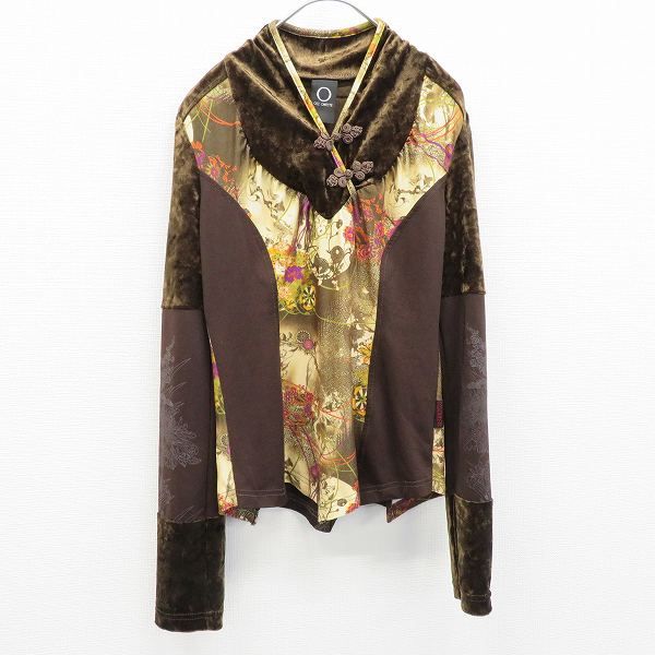 OZZ ONESTE オッズオネスト カットソー トップ ベロア a965322