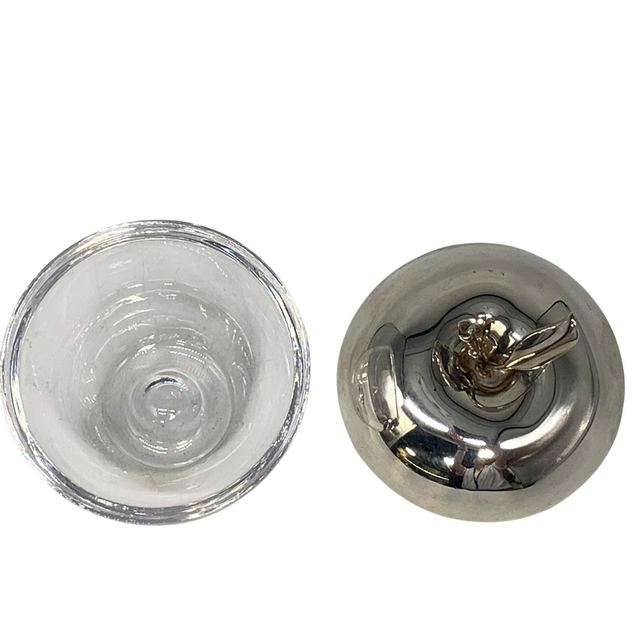 3182 TIFFANY - Co. ティファニー クリスタルアップル小物入れ インテリア オブジェ りんご シルバー NEXPOTALLINN_EU