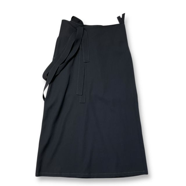 ヨウジヤマモト ロングスカート 21aw YOHJI YAMAMOTO ロングスカート スカート サイズ：1 ブラック