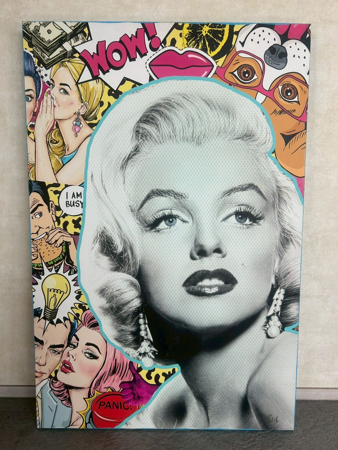 マリリン モンロー ポップアート 絵画 キャンバス