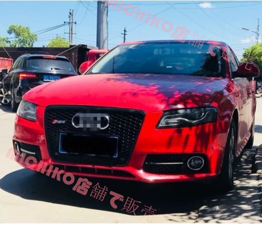 アウディA4 8K後期 RS4ルック ブラックフレーム ブラックメッシュ フロントグリル アバント TFSI FSI Sライン クワトロ セダン SE1.8 2.0 アウディ A4 8K 後期 RS4ルック ブラック フレーム ブラックメッシュ