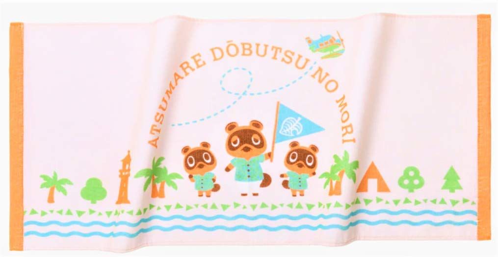 あつまれどうぶつの森 タオル フェイスタオル たぬきち つぶきち まめきち 任天堂東京 ニンテンドートーキョー 限定 グッズ 