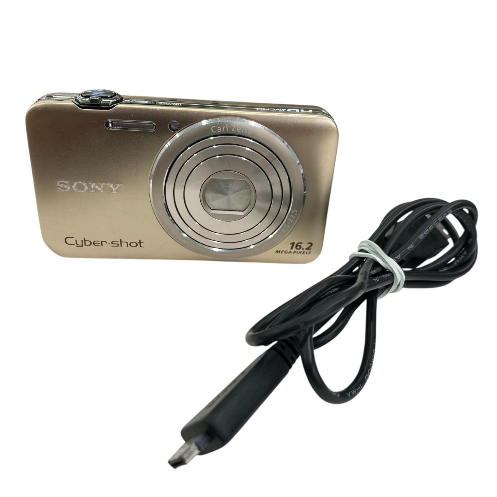186000 現状品 sonny ソニー コンパクトデジタルカメラ DSD-WX30 シャンパンゴールド Cyber-shot