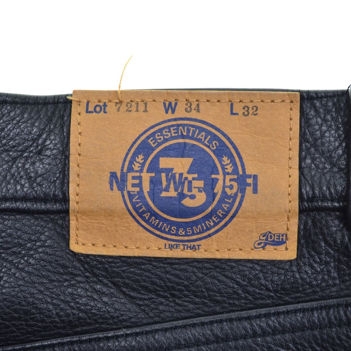 GOOD ENOUGH 90s Lot7211 Cow Leather Pant