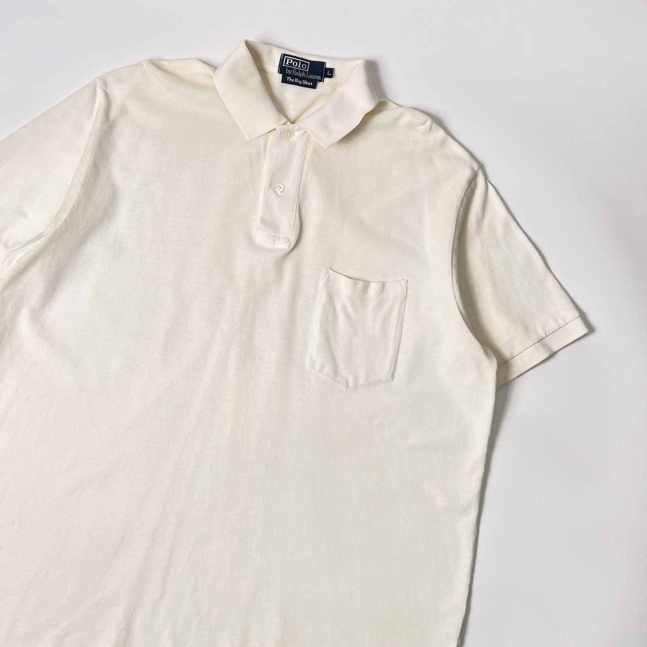 90s Polo by Ralph Lauren ラルフローレン The Big Shirt 鹿の子 半袖 