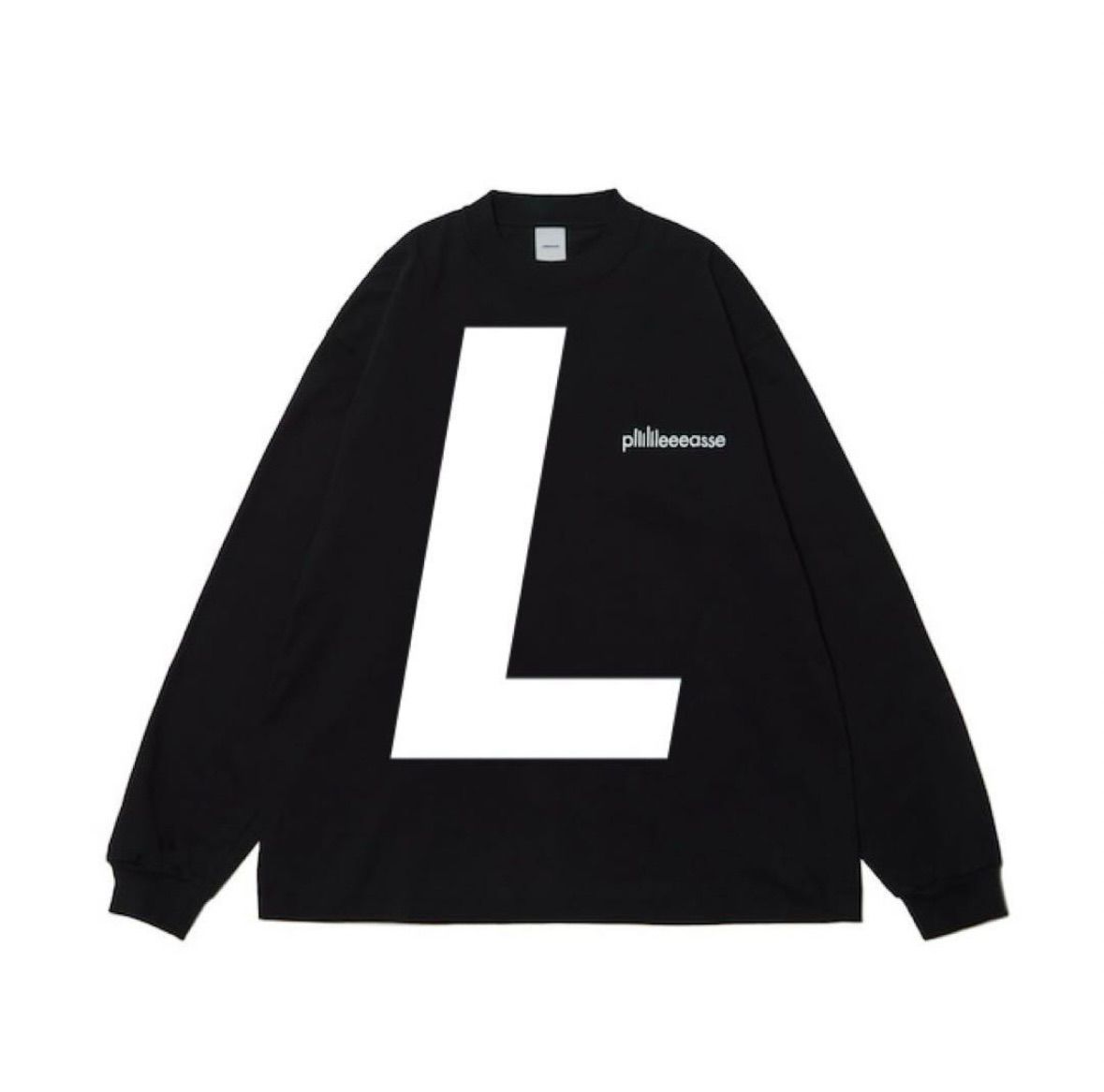 クリークplllllleeeasse long sleeve tee (WHITE)