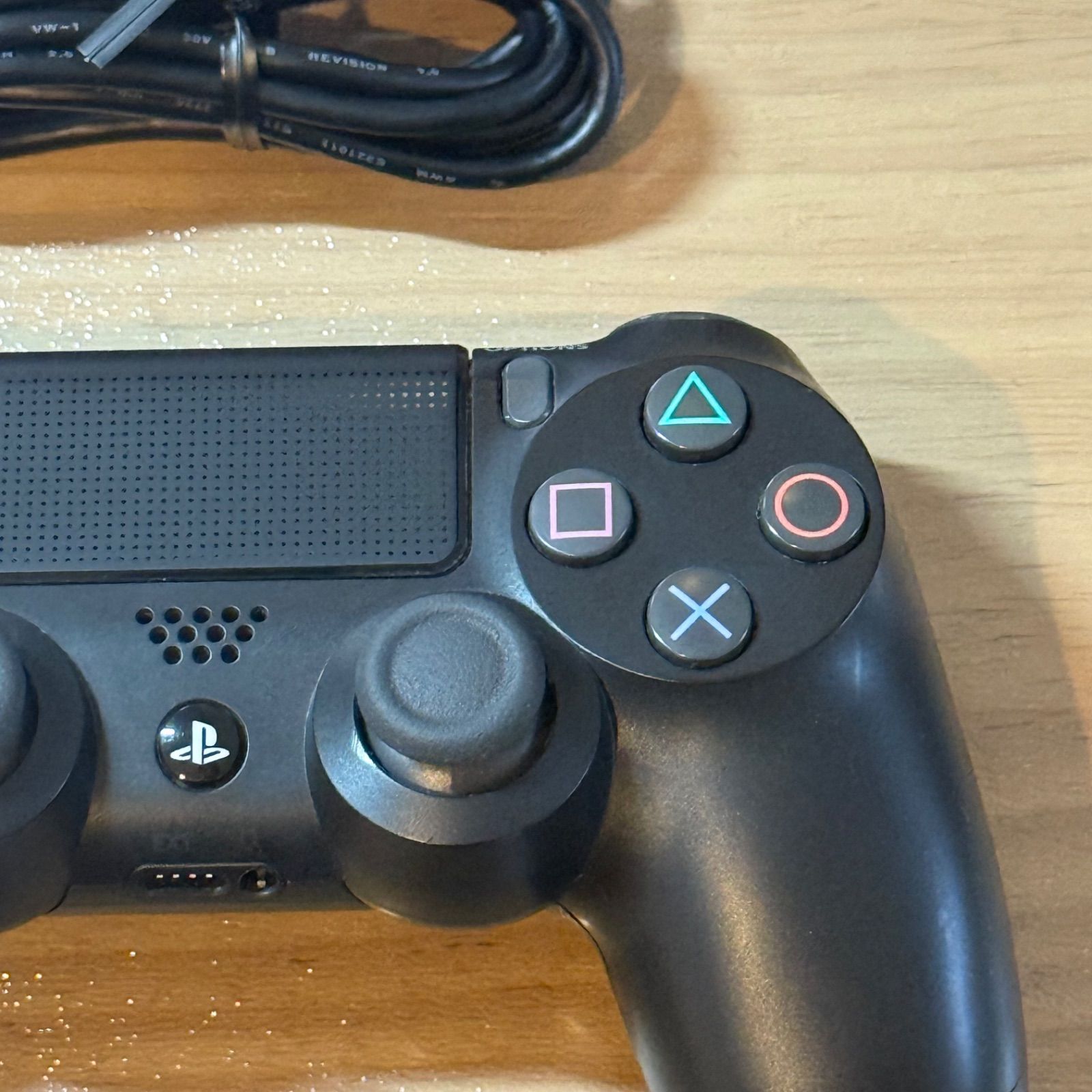 10-018【ジャンク】PS4 コントローラ 純正 ブラック - メルカリ