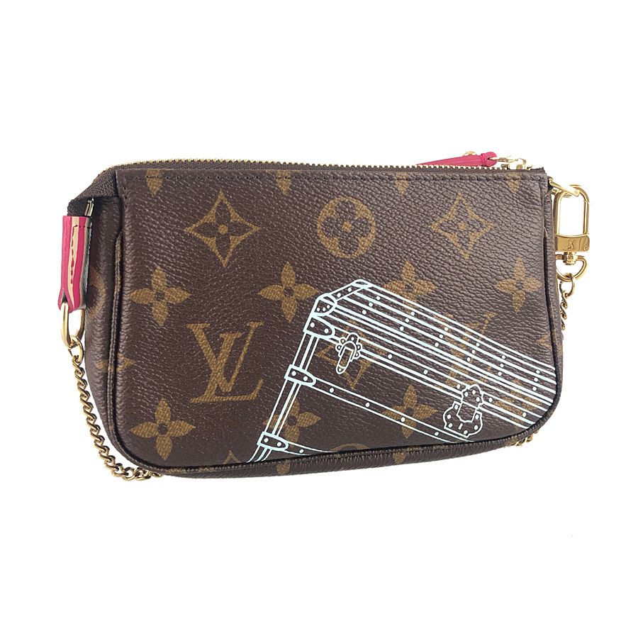 ルイ・ヴィトン LOUIS VUITTON ミニポシェット・アクセソワール クリスマス限定 M58501 ブラウン PVC ポーチ skd【中古】 -  メルカリ