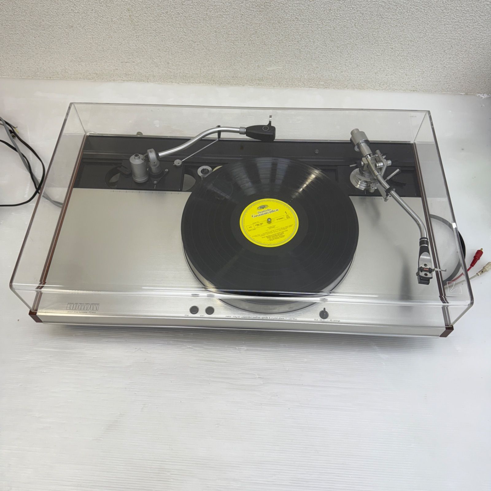 ラックスマン ターンテーブル PD444 レコード オーディオ機器 LUXMAN レコード針 MICRO M95ED Ortofon SPU 73万番台