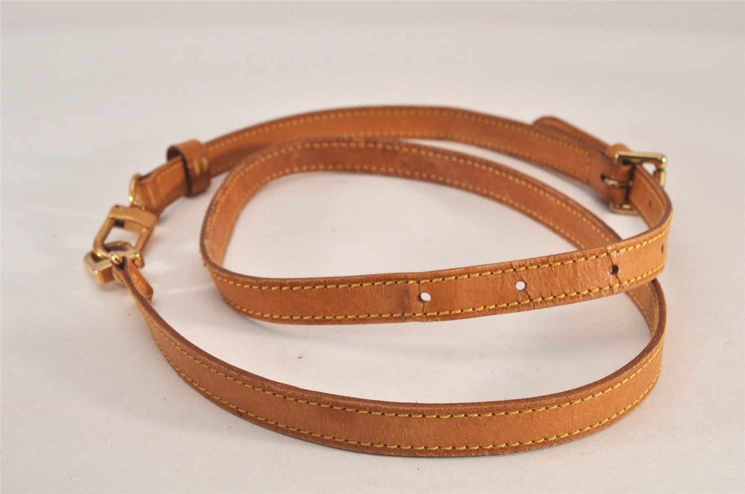 LOUIS VUITTON モノグラム レザーストラップベージュ、ブラック brave-murayama_mg91