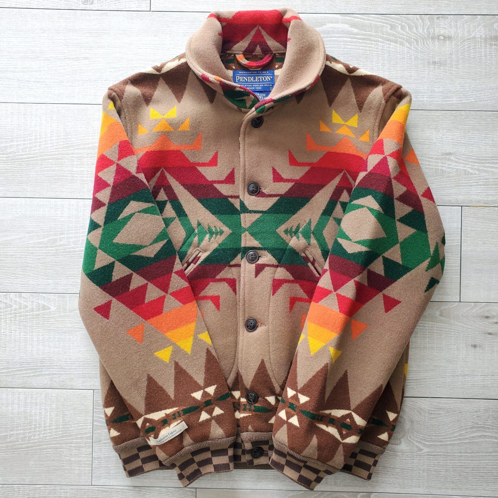 PENDLETONペンドルトン□美品 2000s メキシコ製 USA fabric使用