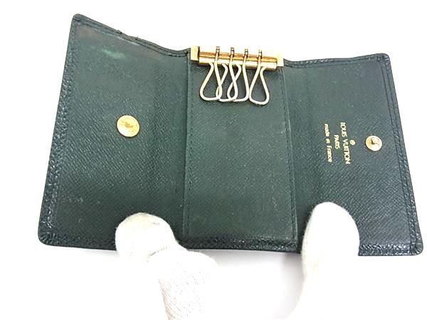 1月6日まで❣️ルイヴィトン 4連 キーケース タイガ 緑 グリーン 1月6