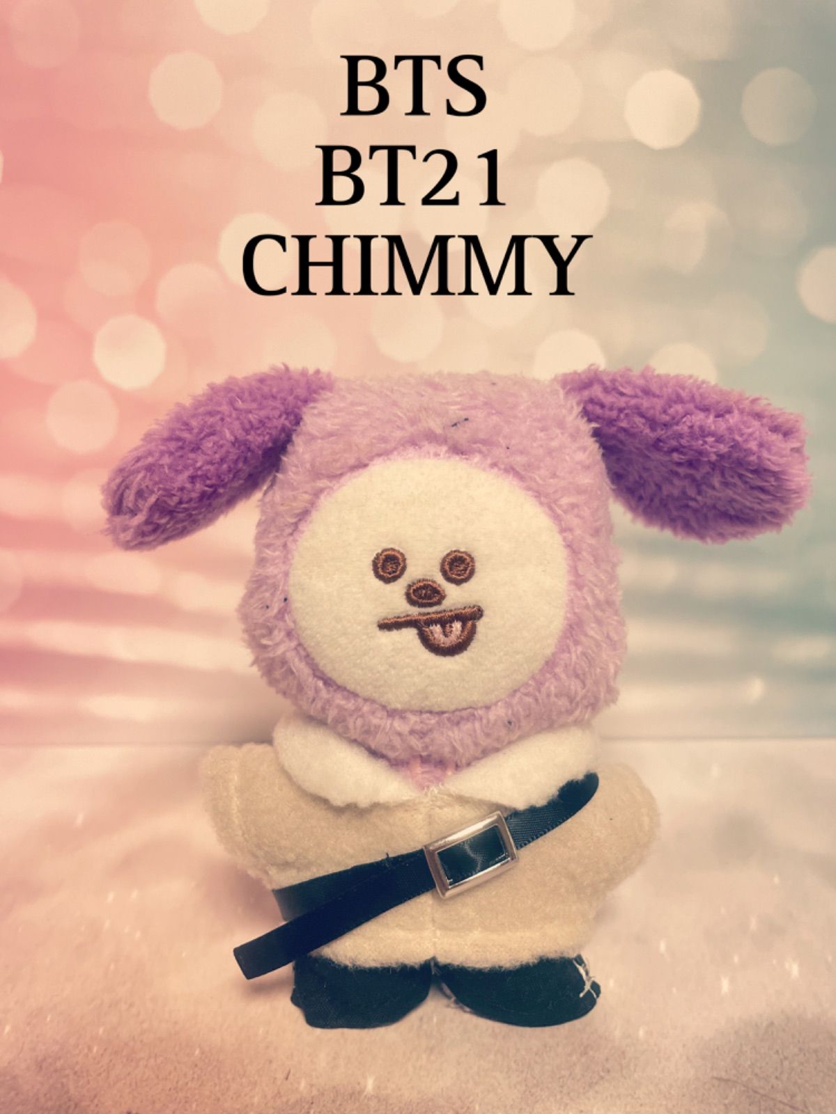 BTS ジミン ヒプモン ぬいぐるみ バンタン 花様年華 BT21 チミー ❄️新作❄️BTS BT21 CHIMMY ぬい服 カラビナ パープル ピンク