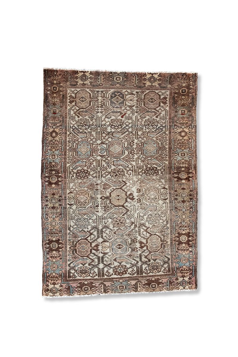 118 x 82cm　60s Persian TRIBAL RUG　ペルシャ絨毯  トライバルラグ 手織り 絨毯