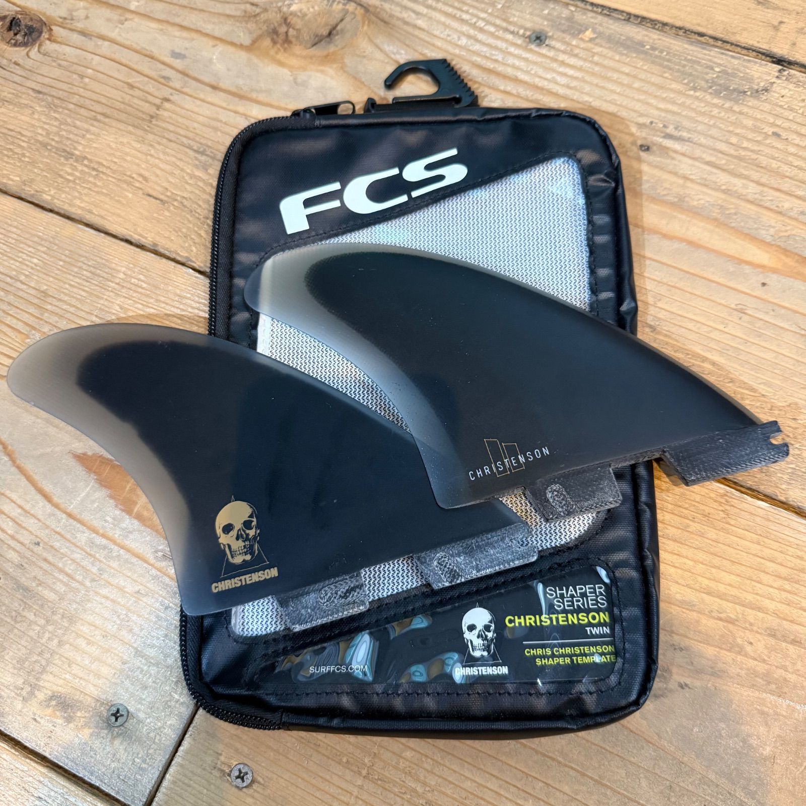 中古フィン FCS2◆クリステンソン ツイン◆TWIN Christenson FCS II CHRISTENSON KEEL FIN SET - FCS JAPAN