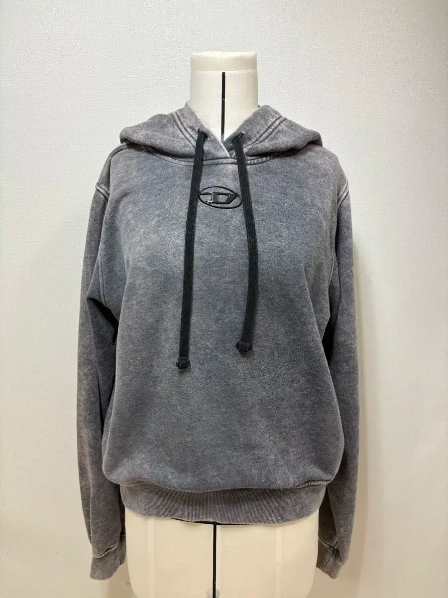 【DIESEL】グレー フード付きジャケット Lサイズ DIESEL(ディーゼル) diesel グレー フード付き ジップアップ