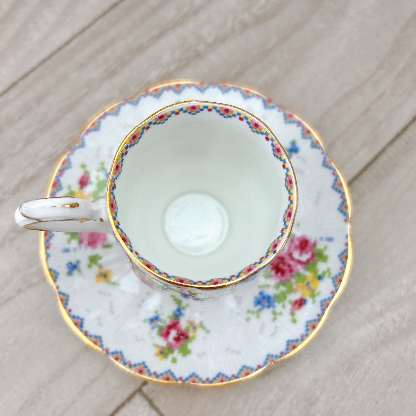 廃盤品】ROYAL ALBERT ロイヤルアルバート プチポワン カップ