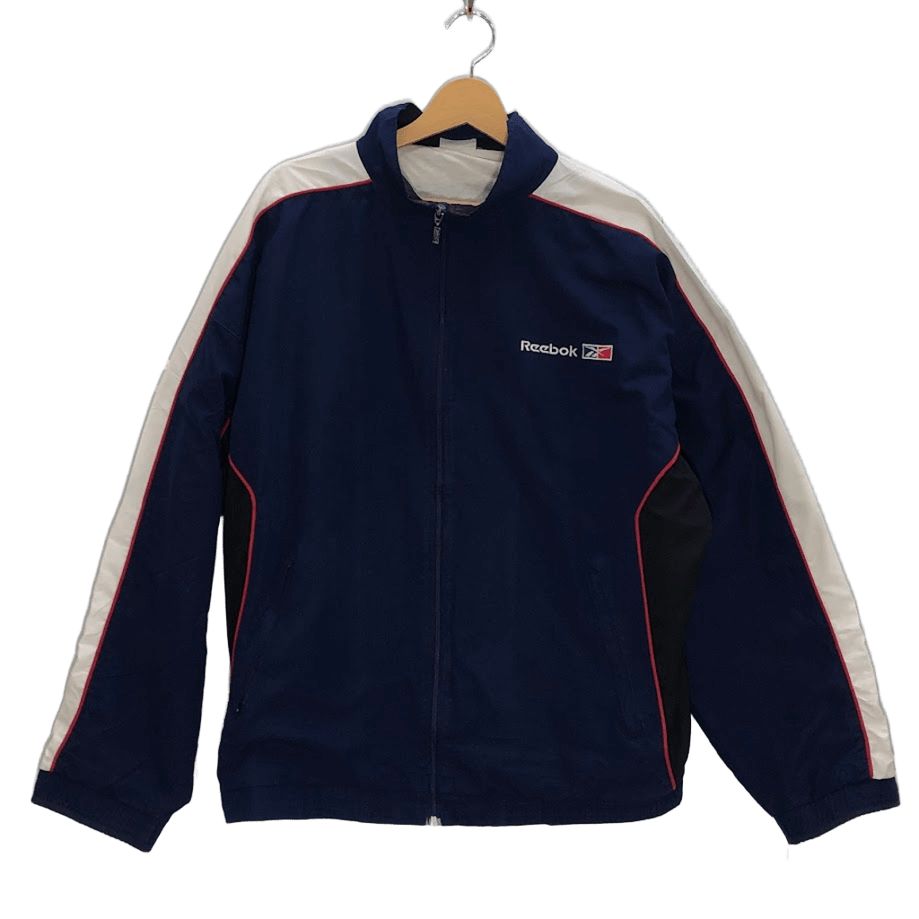 90's vintage ナイロンジャケット XL 短丈 オーバーサイズ 一点物 90's Reebok/90年代 リーボック ナイロンジャケット