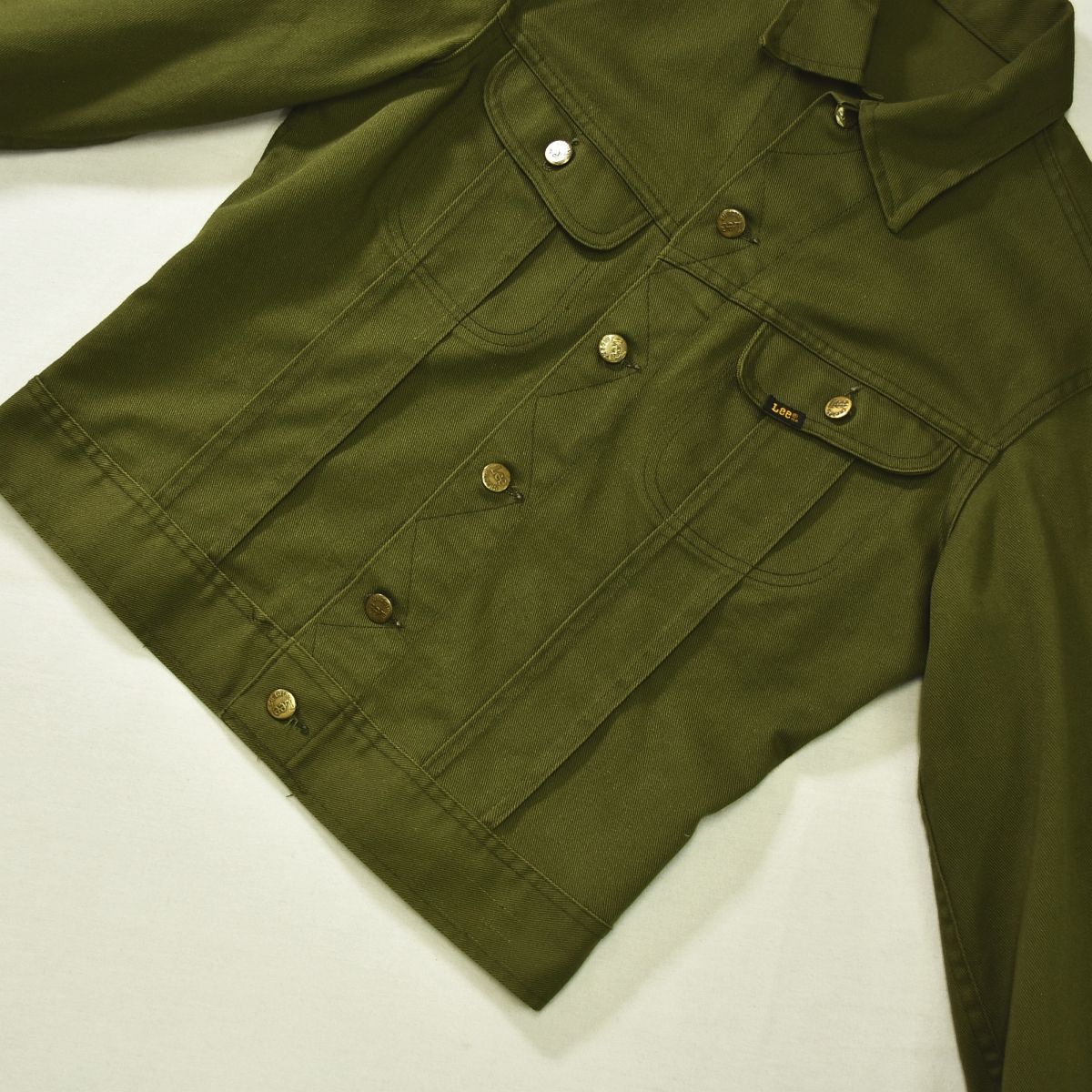 希少】 70sヴィンテージ USA製 リー Lee グリーン ウエスターナー