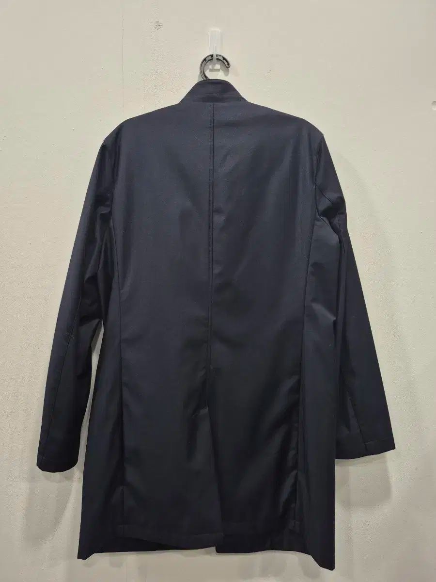 DKNY ネイビー ウールコート ハーフコート 95 M 裏地 取り外し