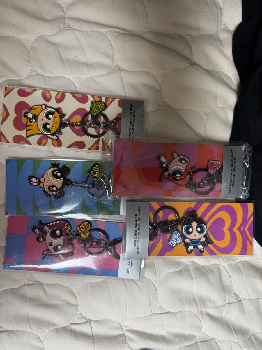 NewJeans ニュージーンズ ニュジ パワーパフガールズ キーリング 5 犬 セット