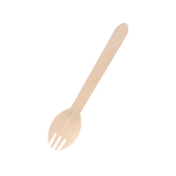 シモジマHEIKO 木製フォークスプーン 160mm バラ 004514122 1セット 3000本 100本×30パック