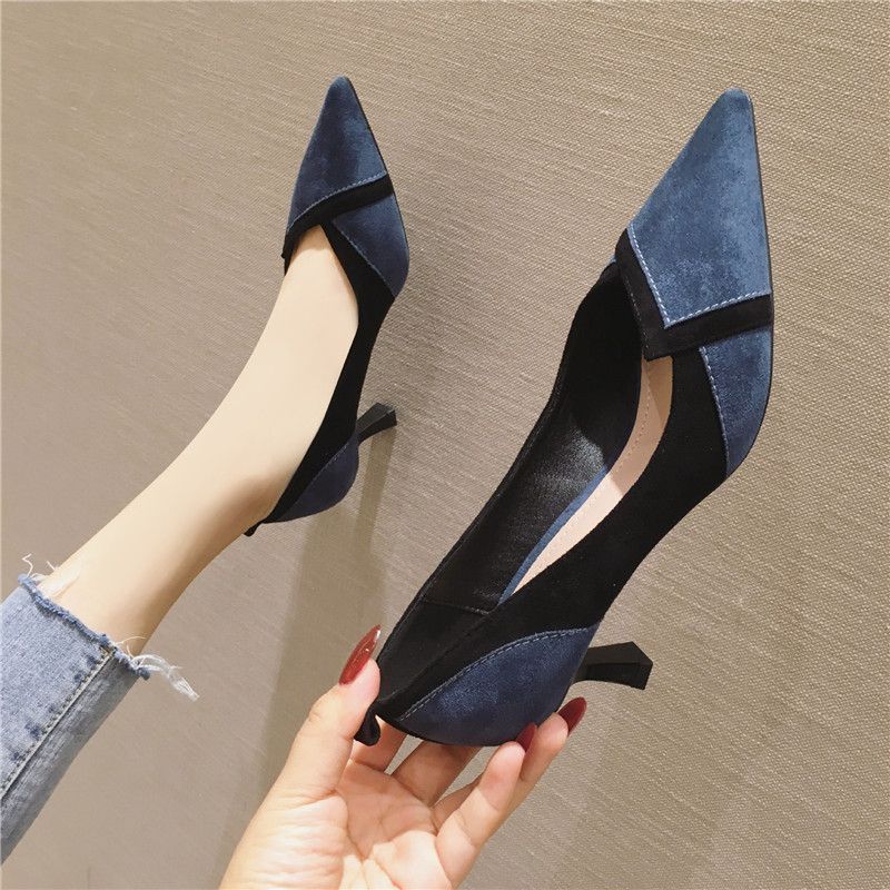 パンプス 痛くない 歩きやすい スエード パンプス 痛くない オフィス サンダル 疲れない ヒール 5.5CM 7.5CM結婚式 通勤 xinyda01 春 夏 秋 レディース ハイヒール