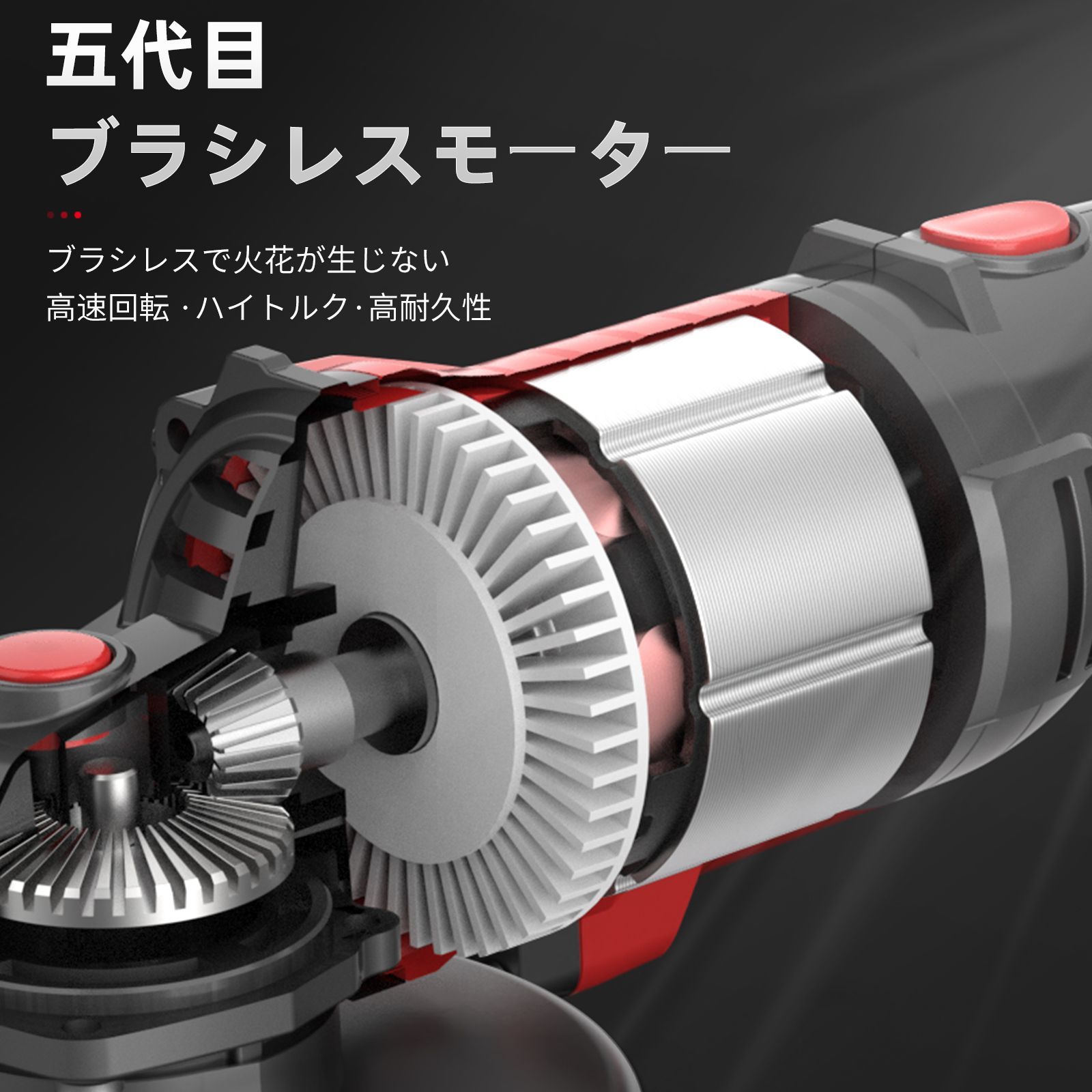 品】20V充電式ディスクグラインダー ディスクグラインダー 4.0Ah