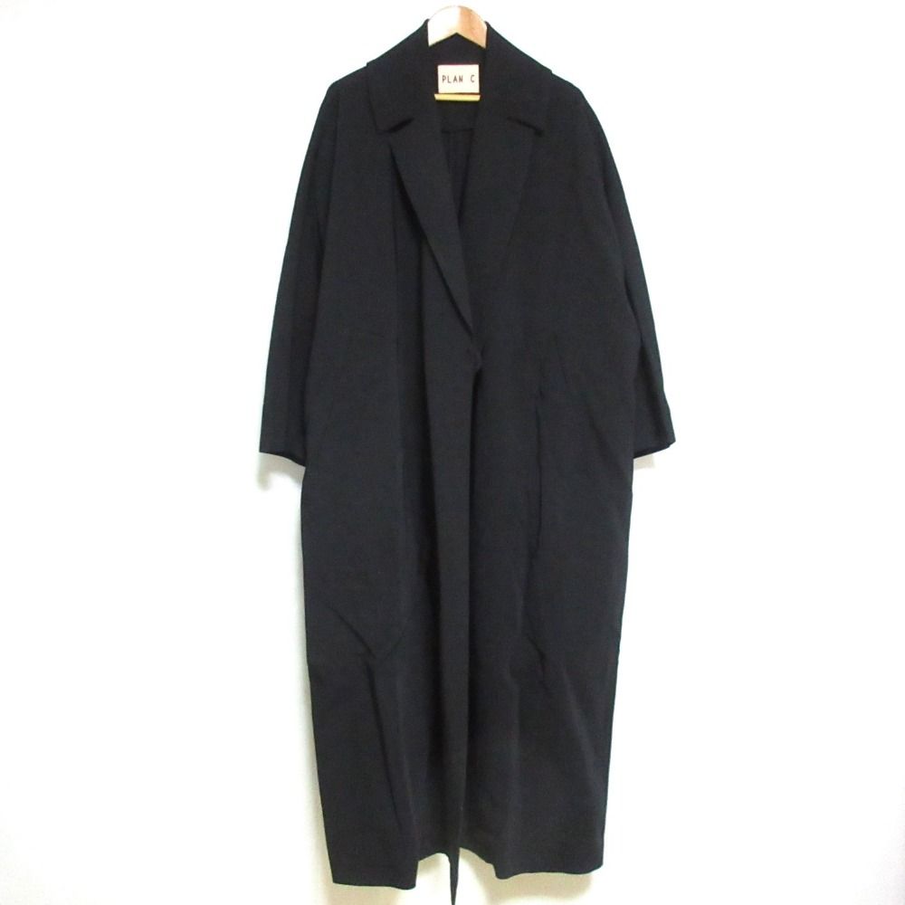 美品 PLAN C プランシー ストレッチ オープンフロント オーバーサイズ  