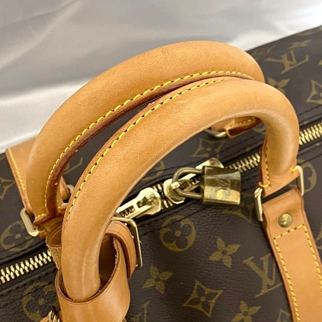 ルイ ヴィトン ボストンバッグ キーポル45 バンドリエール ブラウン  