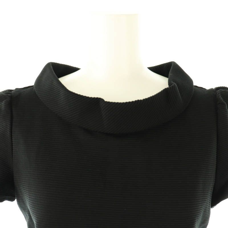 エムズグレイシー M'S GRACY リボン 半袖 カットソー 38 黒