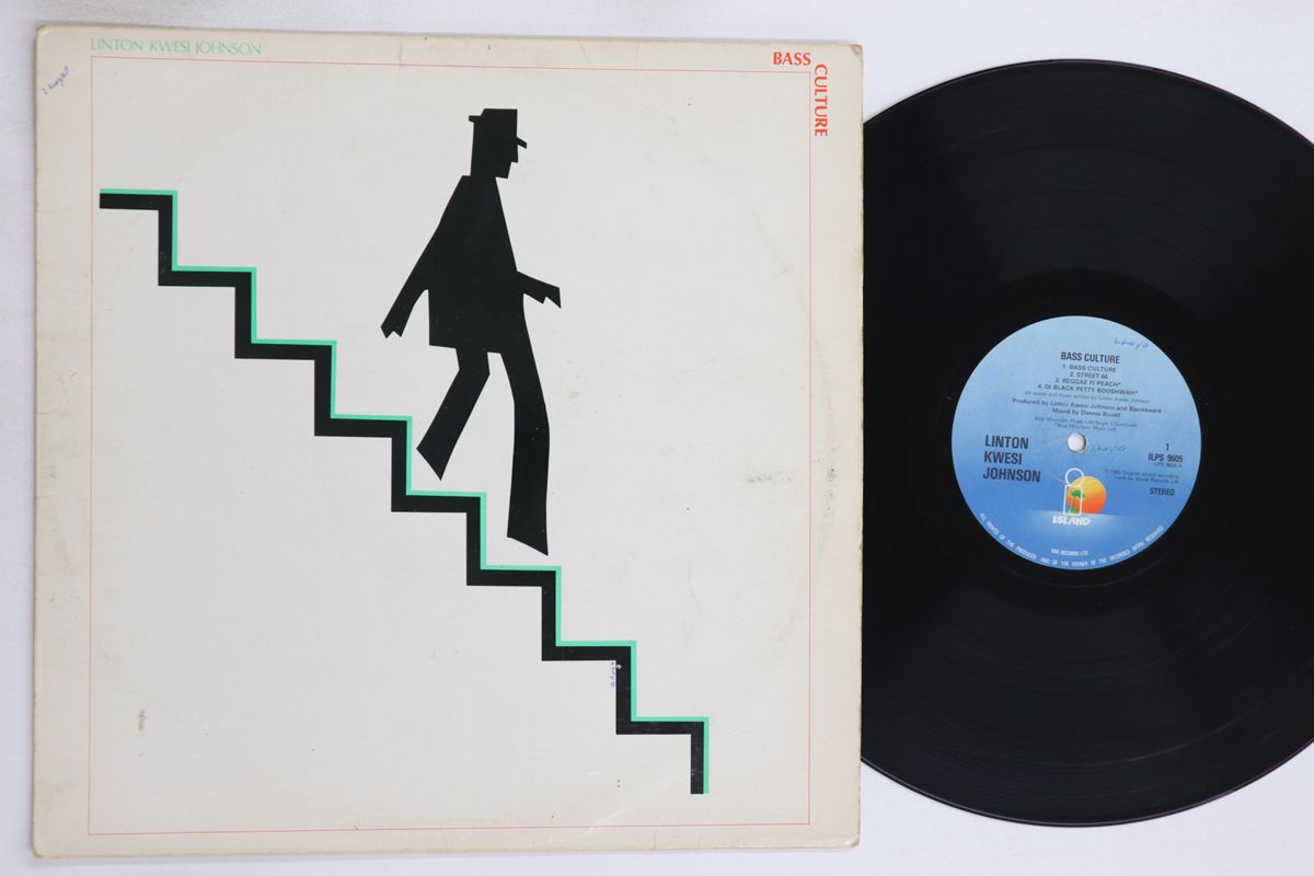 英LP Linton Kwesi Johnson Bass Culture ILPS9605 Island